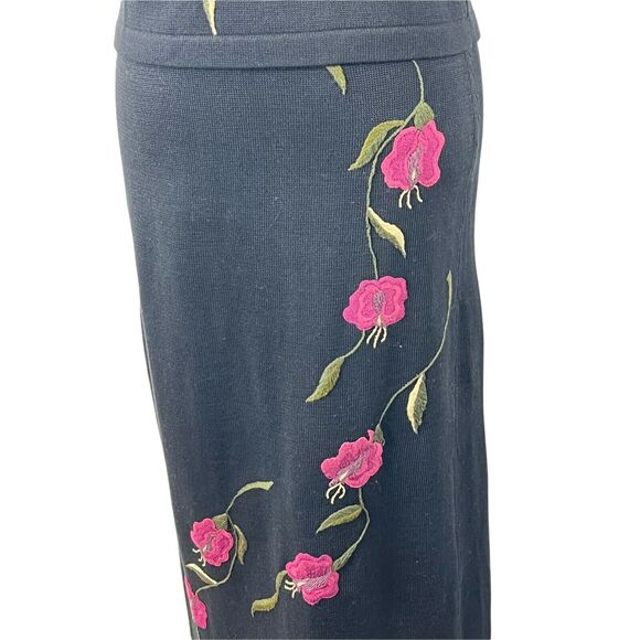 Peruvian Connection 2-Piece Floral‎ Embroidered Blouse & Skirt Set Size X Small - Picture 4 of 6